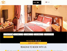 Tablet Screenshot of hotelimperorome.com